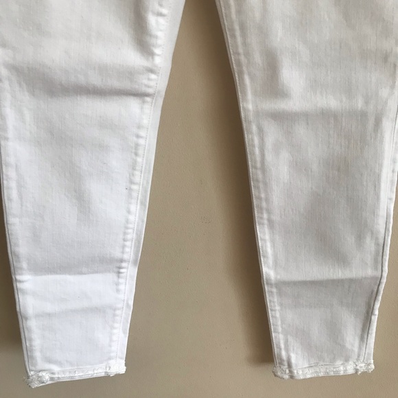 NWT Joe’s Jeans Flawless The Icon Mid Rise Skinny Crop Cuff Hennie White Size 29 - Picture 4 of 14